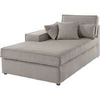 RAUM.ID Ottomane "Florid", einzeln stellbar oder als Teil eines Modulsofas, auch in Cord von Raum.Id