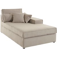 RAUM.ID Ottomane "Florid", einzeln stellbar oder als Teil eines Modulsofas, auch in Cord von Raum.Id