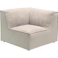 RAUM.ID Sofa-Eckelement "Modulid", als Modul oder separat verwendbar, in Cord von Raum.Id