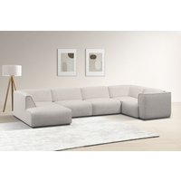 RAUM.ID Wohnlandschaft "Merid U-Form, jederzeit durch Module erweiterbar, B/T/H: 367/206/70 cm", als Modul oder separat verwendbar, für individuelle Zusammenstellung von Raum.Id