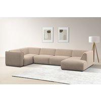 RAUM.ID Wohnlandschaft "Merid U-Form, jederzeit durch Module erweiterbar, B/T/H: 367/206/70 cm", als Modul oder separat verwendbar, für individuelle Zusammenstellung von Raum.Id