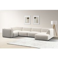 RAUM.ID Wohnlandschaft "Merid U-Form, jederzeit durch Module erweiterbar, B/T/H: 367/206/70 cm", als Modul oder separat verwendbar, für individuelle Zusammenstellung von Raum.Id