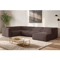 OTTO home Wohnlandschaft "Merid U-Form, jederzeit durch Module erweiterbar, B/T/H: 367/206/70 cm" als Modul oder separat verwendbar, für individuelle Zusammenstellung von Otto Home