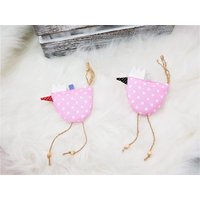 Hühner Deko Landhaus Bauernhaus Rosa Weiß 21.7 Hühner Deko Landhaus Bauernhaus Rosa Weiß 21.7 von RaumAusStoff