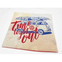 Kissen Campervan Gefüllt Vw Bulli Busflower Powergobelin Canvas Made in Germany Camping Fan Time To Get Out Beige Rot Geschenk Kissen Campervan Gefüllt Vw Bulli Busflower Powergobelin Canvas Made in Germany Camping Fan Time To Get Out Beige Rot Geschenk von RaumAusStoff