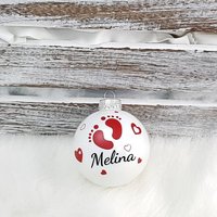 Weihnachtsbaumkugeln Glas Babyfüsse/Geschenk Weihnachten/ Glaskugel/Christbaumkugel Weihnachtsbaumkugeln Glas Babyfüsse/Geschenk Weihnachten/ Glaskugel/Christbaumkugel von RaumAusStoff