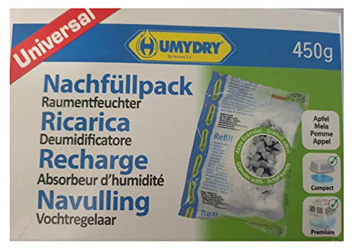 Raumentfeuchter - Nachfüllpack - Humydry 450 g Universal - Apfel von Raumentfeuchter