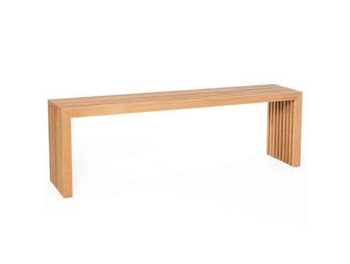 Raumgestalt Bank Eiche Lamellen hell Breite 140cm von Raumgestalt