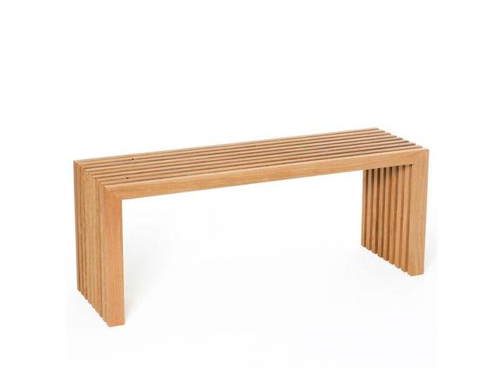 Raumgestalt Bank Eichenlamellen Eiche hell Breite 120cm von Raumgestalt