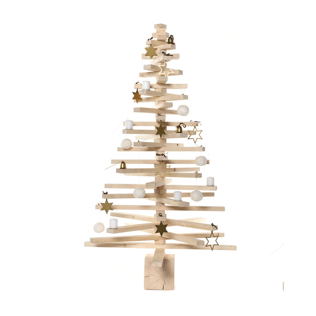 Raumgestalt - BauMsatz groß - Weihnachtsbaum aus Holz - 160 cm hoch von Raumgestalt