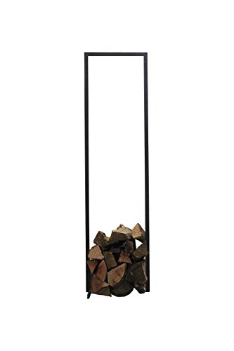 Raumgestalt - WoodTower, Gestell für Holz aus verzundertem Stahl (h150xb40cm) von Raumgestalt