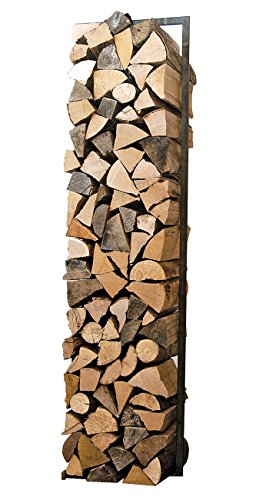 Raumgestalt - WoodTower, Gestell für Holz aus verzundertem Stahl (h150xb40cm) von Raumgestalt