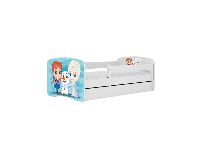 Raumhirsch Furniture Kinderbett 70x140, 80x160, 80x180 cm - Komplettset mit Matratze & Schublade (Bett für Mädchen, Einzelbett Kinder 2–12, mit Rausfallschutz & Lattenrost), verschiedene Farben & Designs von Raumhirsch Furniture