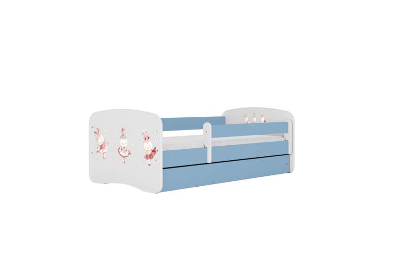 Raumhirsch Furniture Kinderbett 70x140, 80x160, 80x180 cm - Komplettset mit Matratze & Schublade (Bett für Mädchen, Einzelbett Kinder 2–12, mit Rausfallschutz & Lattenrost), verschiedene Farben & Designs von Raumhirsch Furniture
