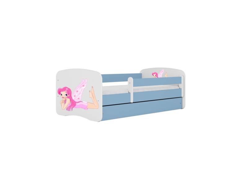 Raumhirsch Furniture Kinderbett 70x140, 80x160, 80x180 cm - Komplettset mit Matratze & Schublade (Bett für Mädchen, Einzelbett Kinder 2–12, mit Rausfallschutz & Lattenrost), verschiedene Farben & Designs von Raumhirsch Furniture