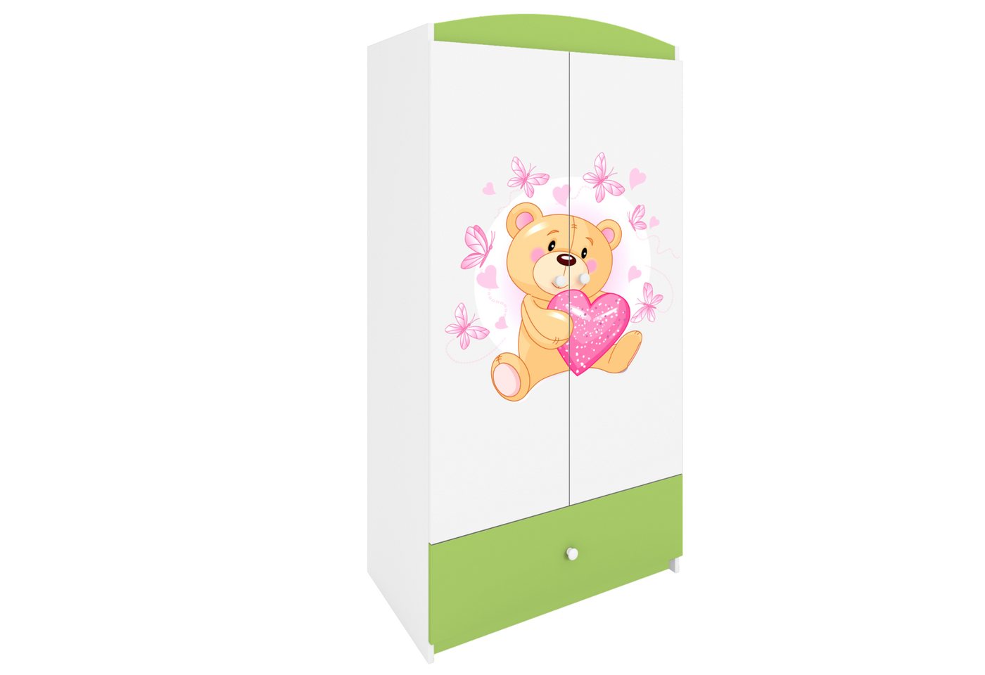 Raumhirsch Furniture Kinderkleiderschrank Babydreams Drehtürenschrank Kleiderschrank Teddybär I Grün Raumhirsch Furniture Kinderkleiderschrank Babydreams Drehtürenschrank Kleiderschrank Teddybär I Grün von Raumhirsch Furniture