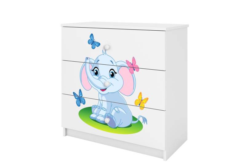 Raumhirsch Furniture Kinderregal Kinderkommode mit Motiv, Spielzeugregal mit Schubladen - Kinderzimmermöbel, stabile Konstruktion, kindgerecht, verschiedene Farben & Designs von Raumhirsch Furniture