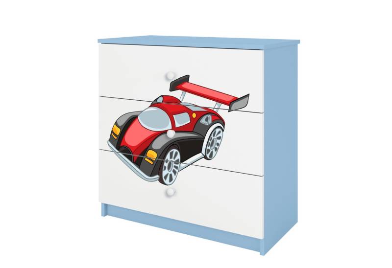 Raumhirsch Furniture Kinderregal Kinderkommode mit Motiv, Spielzeugregal mit Schubladen - Kinderzimmermöbel, stabile Konstruktion, kindgerecht, verschiedene Farben & Designs von Raumhirsch Furniture