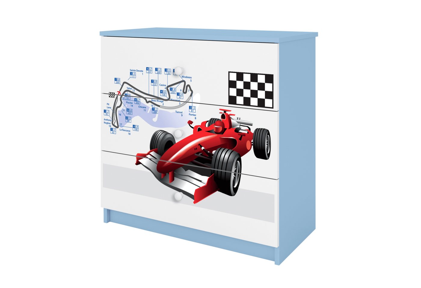 Raumhirsch Furniture Kinderregal Kinderkommode mit Motiv, Spielzeugregal mit Schubladen - Kinderzimmermöbel, stabile Konstruktion, kindgerecht, verschiedene Farben & Designs Raumhirsch Furniture Kinderregal Kinderkommode mit Motiv, Spielzeugregal mit Schubladen - Kinderzimmermöbel, stabile Konstruktion, kindgerecht, verschiedene Farben & Designs von Raumhirsch Furniture