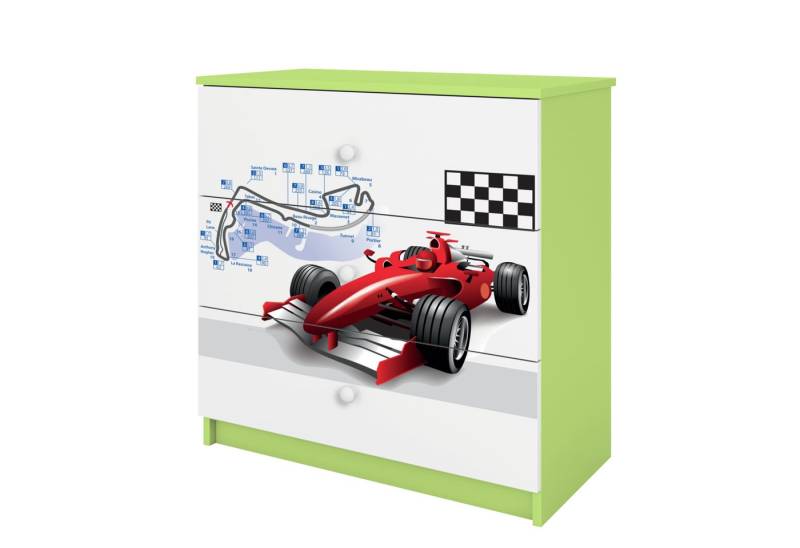 Raumhirsch Furniture Kinderregal Kinderkommode mit Motiv, Spielzeugregal mit Schubladen - Kinderzimmermöbel, stabile Konstruktion, kindgerecht, verschiedene Farben & Designs von Raumhirsch Furniture