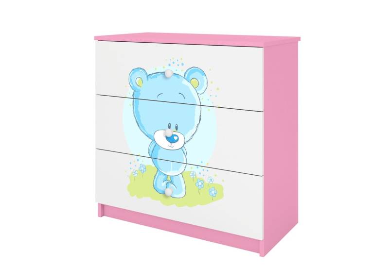 Raumhirsch Furniture Kinderregal Kinderkommode mit Motiv, Spielzeugregal mit Schubladen - Kinderzimmermöbel, stabile Konstruktion, kindgerecht, verschiedene Farben & Designs von Raumhirsch Furniture