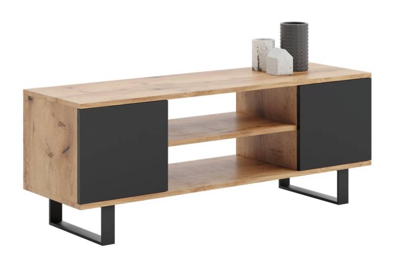 Raumhirsch Furniture Lowboard Focus, Stehendes Fernsehregal für das Wohnzimmer (Fernsehkommode, TV Schrank, TV Board stehend), Elegant & Funktional von Raumhirsch Furniture