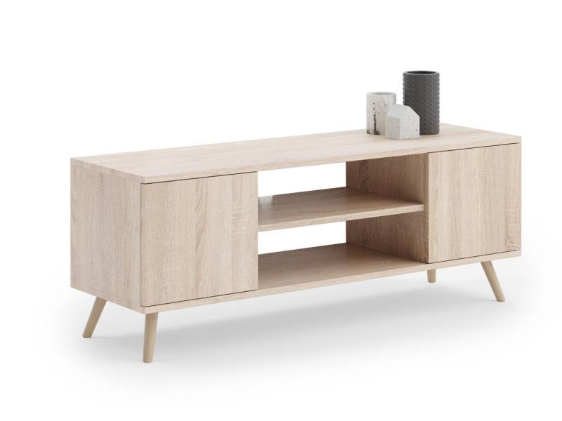 Raumhirsch Furniture Lowboard Focus, Stehendes Fernsehregal für das Wohnzimmer (Fernsehkommode, TV Schrank, TV Board stehend), Elegant & Funktional von Raumhirsch Furniture