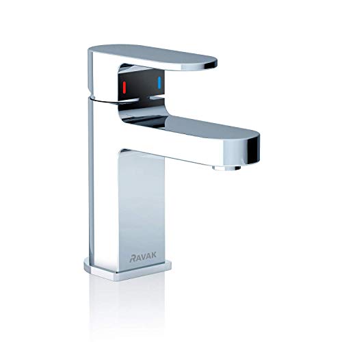 Waschtischarmatur | Einhand-Waschtischbatterie Chrome | Wasserhahn | ohne Ablaufgarnitur und Zugstange | Höhe 149 mm | CR 012.00 | RAVAK von RAVAK