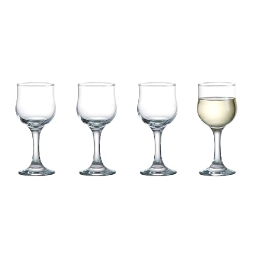Ravenhead Tulpenförmige Weißweingläser, 20 cl, Glas, Mehrfarbig, 4 Stück (1er Pack) von Ravenhead