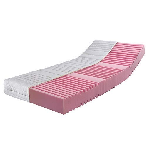 RAVENSBERGER Kaltschaummatratze Ortho-PUR | 180 x 200 cm | Höhe 18 cm | Härtegrad H4 | 7-Zonen | waschbarer Baumwoll-Doppeltuch-Bezug | Oeko-TEX® Standard 100 Zertifiziert | Made in Germany von Ravensberger Matratzen