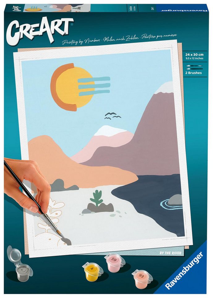 Ravensburger Verlag GmbH Malen nach Zahlen CreArt Adults Trend - Am Fluss von Ravensburger Verlag GmbH