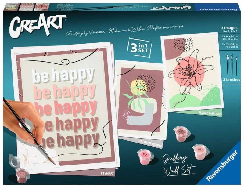 Ravensburger Verlag GmbH Malen nach Zahlen Malen nach Zahlen CREART Serie C + E Bilderwand-Set 23552 Ravensburger Verlag GmbH Malen nach Zahlen Malen nach Zahlen CREART Serie C + E Bilderwand-Set 23552 von Ravensburger Verlag GmbH