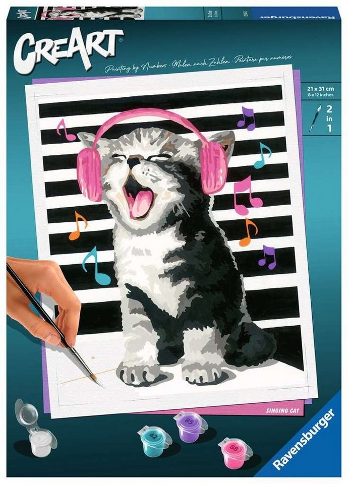 Ravensburger Verlag GmbH Malen nach Zahlen Malen nach Zahlen CREART Trend Serie C Singing Cat 23545 Ravensburger Verlag GmbH Malen nach Zahlen Malen nach Zahlen CREART Trend Serie C Singing Cat 23545 von Ravensburger Verlag GmbH