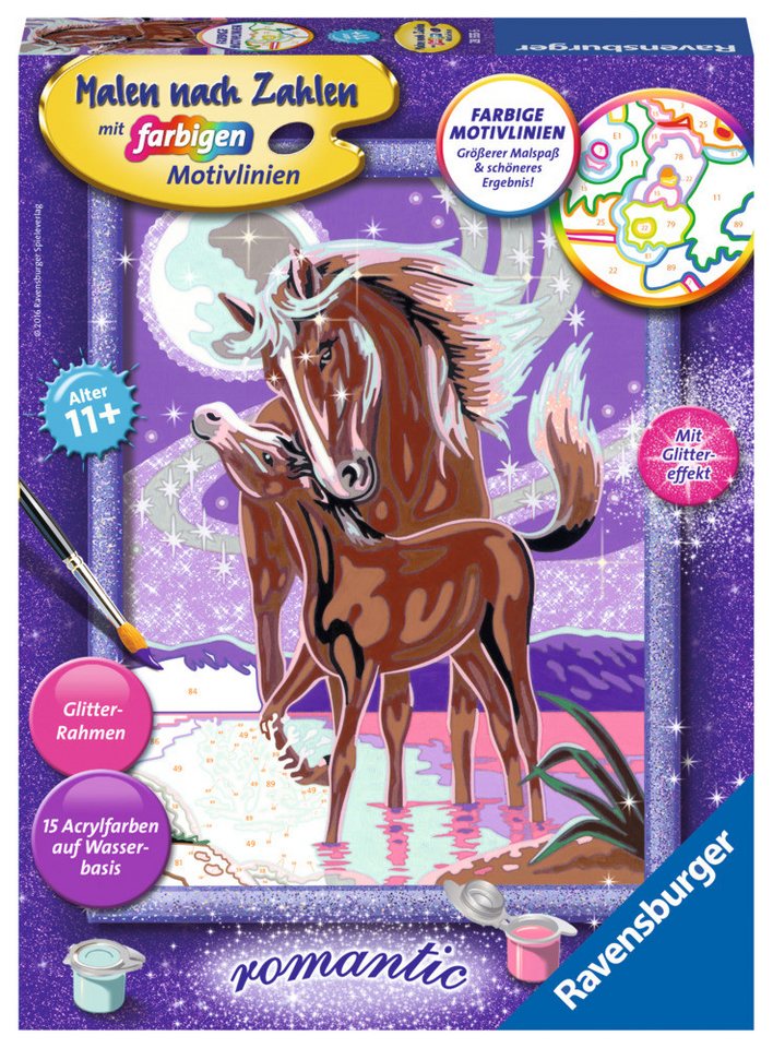 Ravensburger Verlag GmbH Malen nach Zahlen Ravensburger Malen nach Zahlen Pferdegeflüster 180x240mm Ravensburger Verlag GmbH Malen nach Zahlen Ravensburger Malen nach Zahlen Pferdegeflüster 180x240mm von Ravensburger Verlag GmbH
