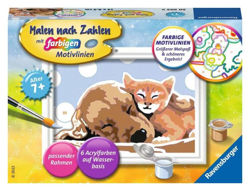 Ravensburger Verlag GmbH Malen nach Zahlen Ravensburger Malen nach Zahlen Tierliebe 85x120mm Ravensburger Verlag GmbH Malen nach Zahlen Ravensburger Malen nach Zahlen Tierliebe 85x120mm von Ravensburger Verlag GmbH