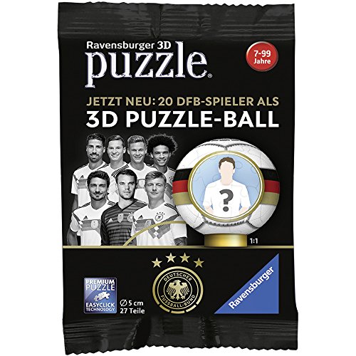 Ravensburger 11707 3D Puzzle-Ball Blindpacks WM 2018 (Lizenz DFB) von Ravensburger