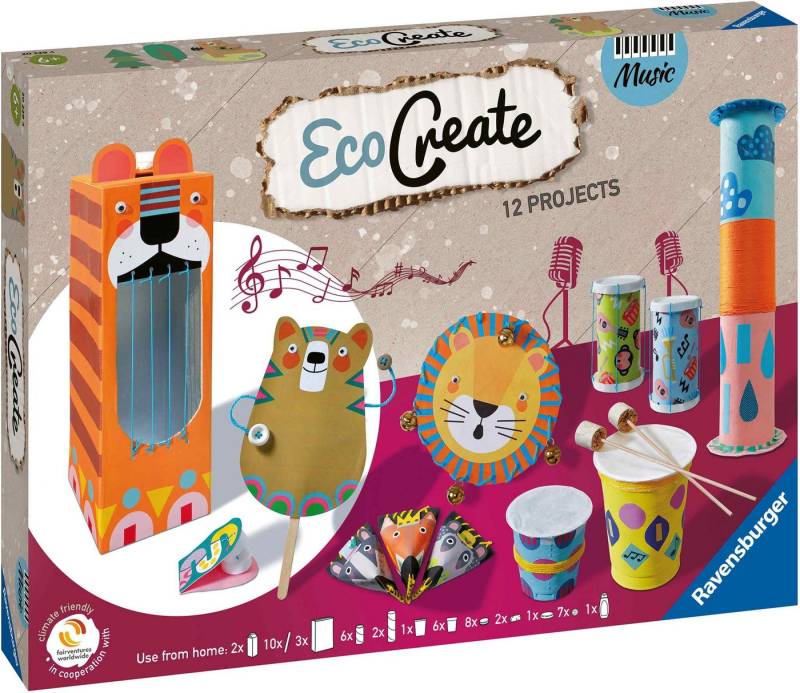 Ravensburger Bastelband Upcycling Basteln EcoCreate Maxi Make your own Music 20229 von Ravensburger