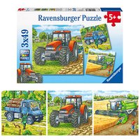 Ravensburger Große Landmaschinen Puzzle, 3 x 49 Teile Ravensburger Große Landmaschinen Puzzle, 3 x 49 Teile von Ravensburger
