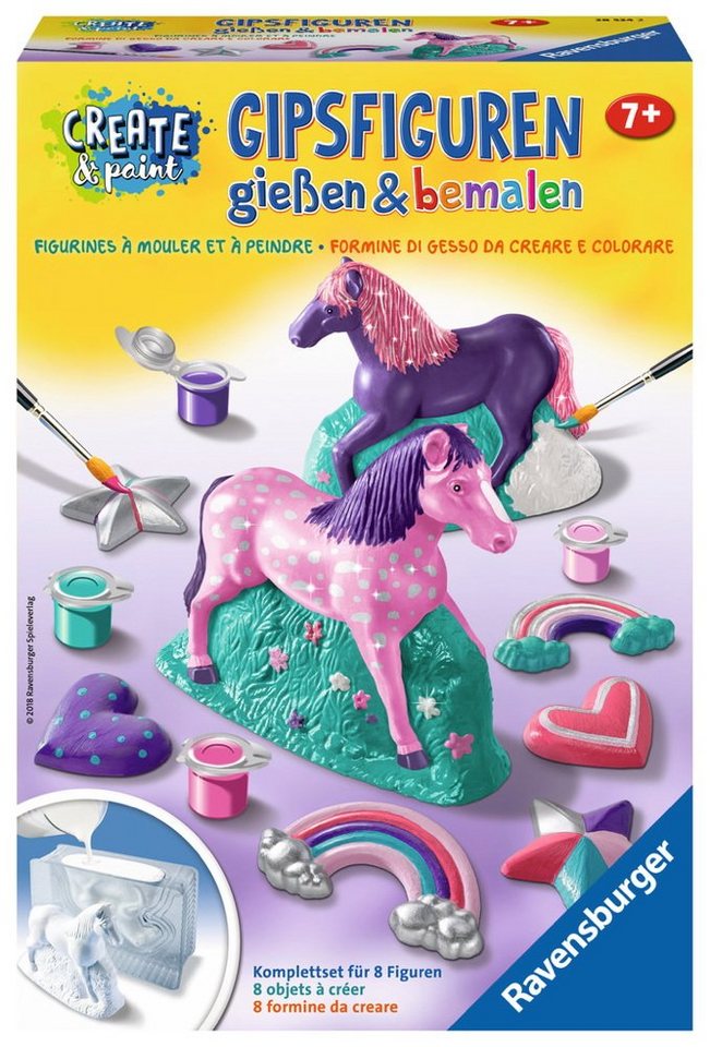 Ravensburger Malblock Ravensburger Creation Create & Paint Gipsfigur Fantasy Horse 28524 von Ravensburger