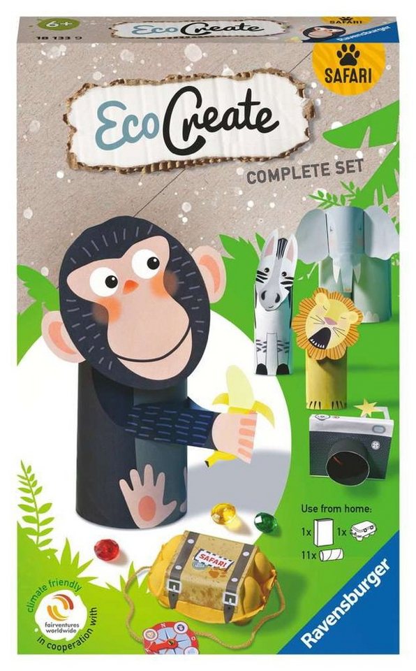 Ravensburger Malblock Ravensburger Upcycling Basteln EcoCreate Mini Safari 18133 Ravensburger Malblock Ravensburger Upcycling Basteln EcoCreate Mini Safari 18133 von Ravensburger