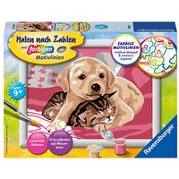 Ravensburger Malen-nach-Zahlen Beste Freunde mehrfarbig von Ravensburger