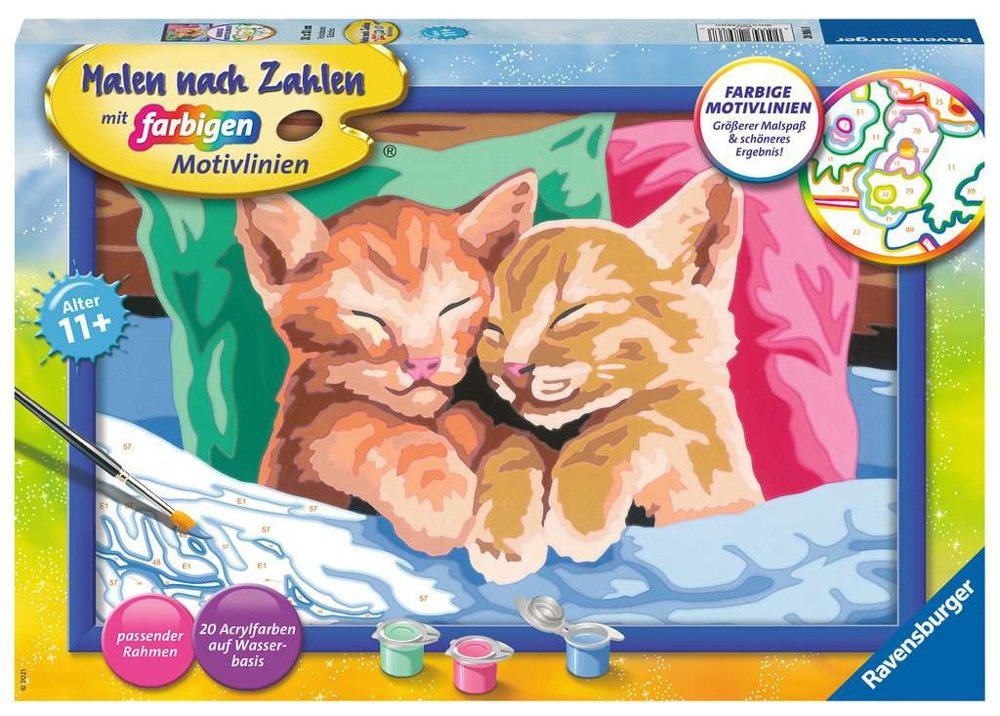 Ravensburger Malen nach Zahlen Classic Serie C Verschmuste Kätzchen 28986 Ravensburger Malen nach Zahlen Classic Serie C Verschmuste Kätzchen 28986 von Ravensburger