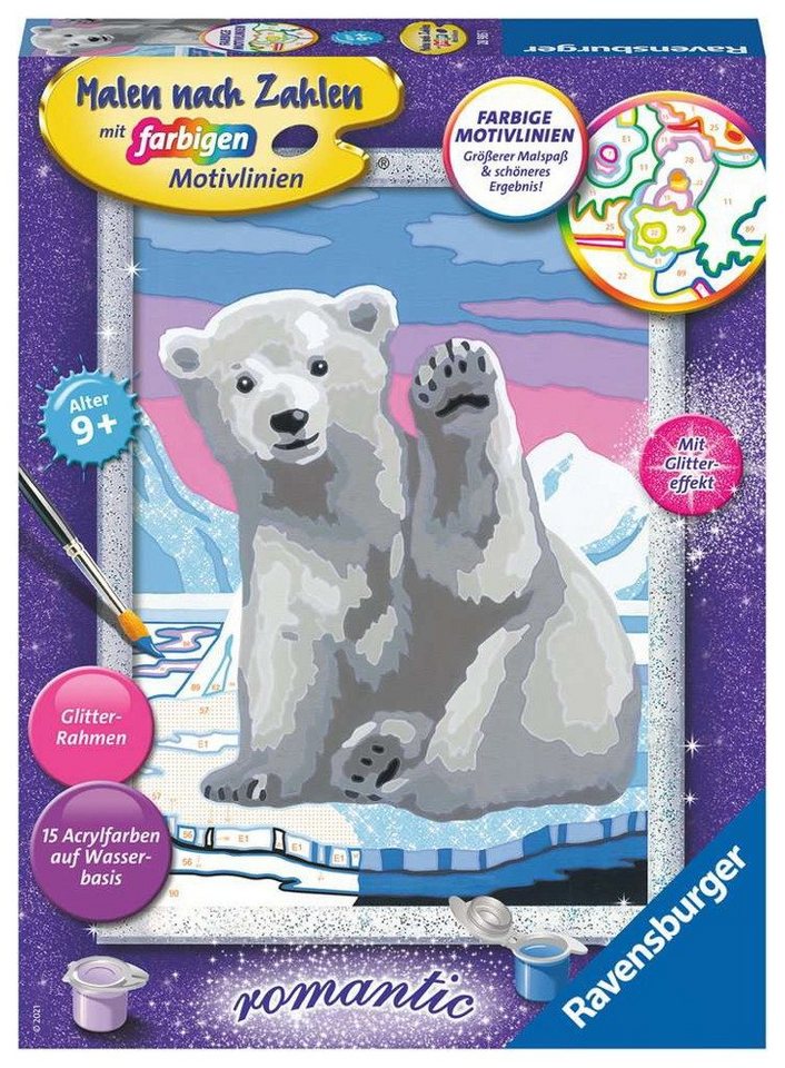 Ravensburger Malen nach Zahlen Classic Serie D Romantic Hallo, kleiner Eisbär! 28985 Ravensburger Malen nach Zahlen Classic Serie D Romantic Hallo, kleiner Eisbär! 28985 von Ravensburger
