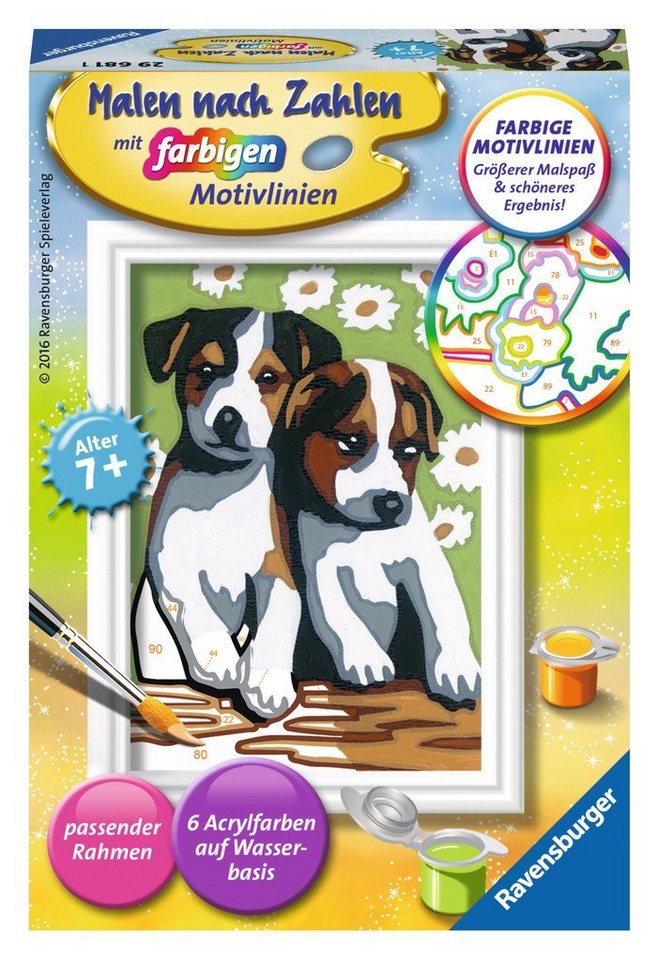 Ravensburger Malen nach Zahlen Classic Serie F Süße Welpen 29681 Ravensburger Malen nach Zahlen Classic Serie F Süße Welpen 29681 von Ravensburger