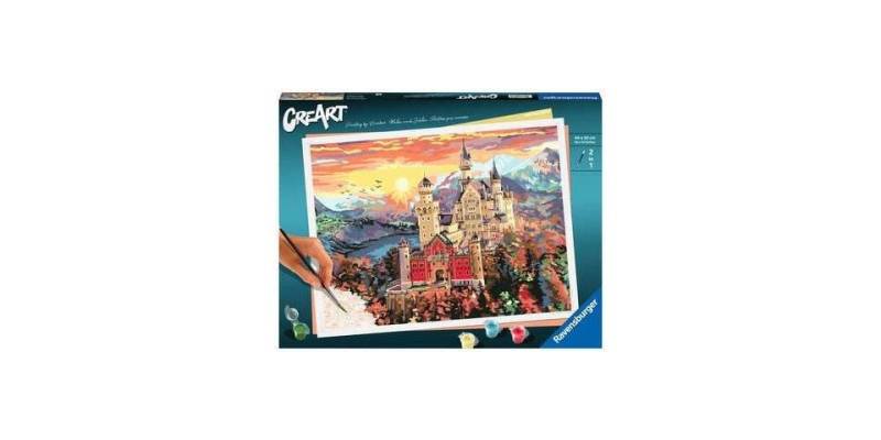 Ravensburger Malen nach Zahlen CreArt Adults Premium - Märchenhaftes Schloss von Ravensburger