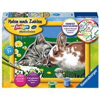 Ravensburger Malen-nach-Zahlen Kätzchen und Häschen mehrfarbig Ravensburger Malen-nach-Zahlen Kätzchen und Häschen mehrfarbig von Ravensburger