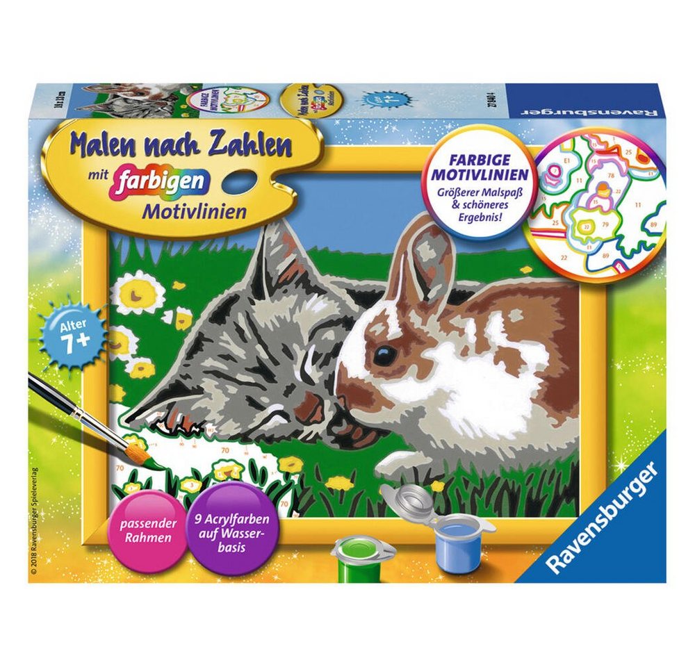 Ravensburger Malen nach Zahlen Kätzchen und Häschen Ravensburger Malen nach Zahlen Kätzchen und Häschen von Ravensburger