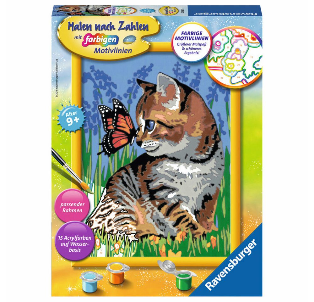Ravensburger Malen nach Zahlen Katze mit Schmetterling Ravensburger Malen nach Zahlen Katze mit Schmetterling von Ravensburger