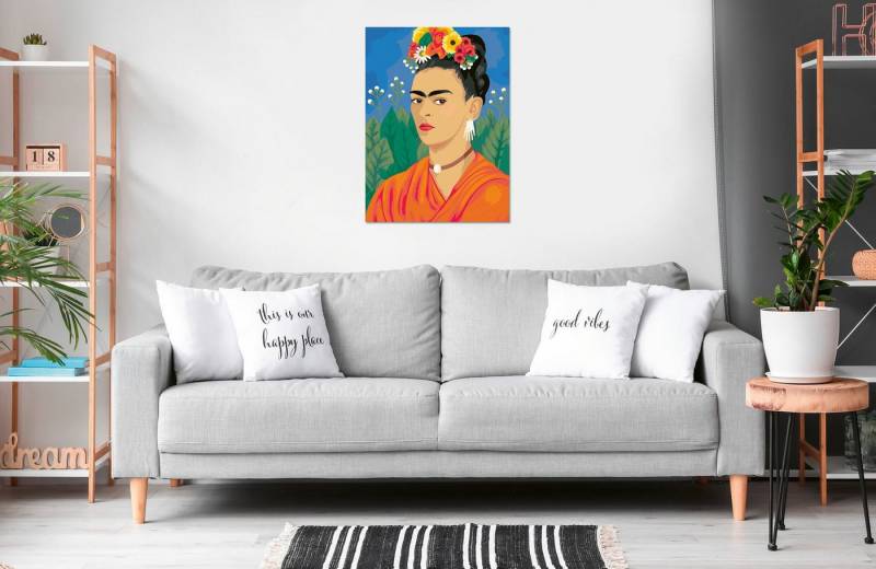 Ravensburger Malen nach Zahlen Malen nach Zahlen CREART CANVAS Collection Leinwand Frida Kahlo 25525 von Ravensburger