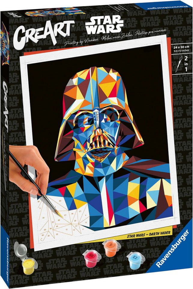 Ravensburger Malen nach Zahlen Malen nach Zahlen CREART Trend Serie C Star Wars Darth Vader 23731 Ravensburger Malen nach Zahlen Malen nach Zahlen CREART Trend Serie C Star Wars Darth Vader 23731 von Ravensburger